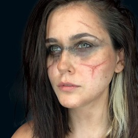 Mehron Makeup Rigid Collodion with Brush | Scarring Liquid | Liquid Scar Makeup | SFX Scar for Film .125 oz (4ml) Mehron Makeup Rigid Collodion with Brush | Scarring Liquid | Liquid Scar Makeup | SFX Scar for Film .125 oz (4ml)