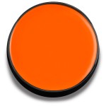 Mehron Makeup Color Cups | Stage, Foundation, Face Paint, Body Paint, Halloween | Greasepaint .5 oz (14 g) (Orange)