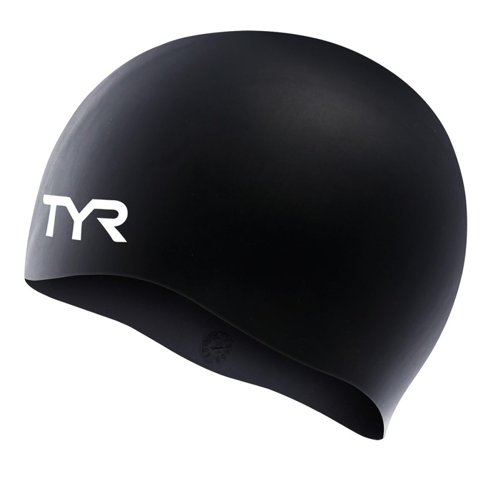 TYR Unisex Adult All-season Wrinkle-Free Silicone Swim Cap, Black, 0 US TYR Unisex Adult All-season Wrinkle-Free Silicone Swim Cap, Black, 0 US