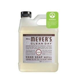 MRS. MEYER\'S CLEAN DAY Liquid Hand Soap Refill, Cruelty Free and Biodegradable Formula, Lavender Scent, 33 Fl Oz (Pack of 1) MRS. MEYER\'S CLEAN DAY Liquid Hand Soap Refill, Cruelty Free and Biodegradable Formula, Lavender Scent, 33 Fl Oz (Pack of 1)