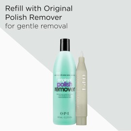 OPI Nail Polish Remover Pen | Precise Nail Polish Remover Tip Pen | Gentle & Non-Drying Formula | 0.13 fl oz OPI Nail Polish Remover Pen | Precise Nail Polish Remover Tip Pen | Gentle & Non-Drying Formula | 0.13 fl oz