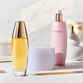 Este Lauder Beautiful Eau de Parfum Spray with Notes of Rose, Lily, Tuberose & Orange Flower | Women\'s Perfume, 5.07 oz. Este Lauder Beautiful Eau de Parfum Spray with Notes of Rose, Lily, Tuberose & Orange Flower | Women\'s Perfume, 5.07 oz.