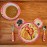 The First Years Disney Minnie Mouse Dinnerware Set - Toddler Plates and Toddler Utensils- 4 Piece Set