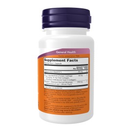 NOW Foods Supplements, UC-II Type II Collagen with Undenatured Type II Collagen, 60 Veg Capsules NOW Foods Supplements, UC-II Type II Collagen with Undenatured Type II Collagen, 60 Veg Capsules