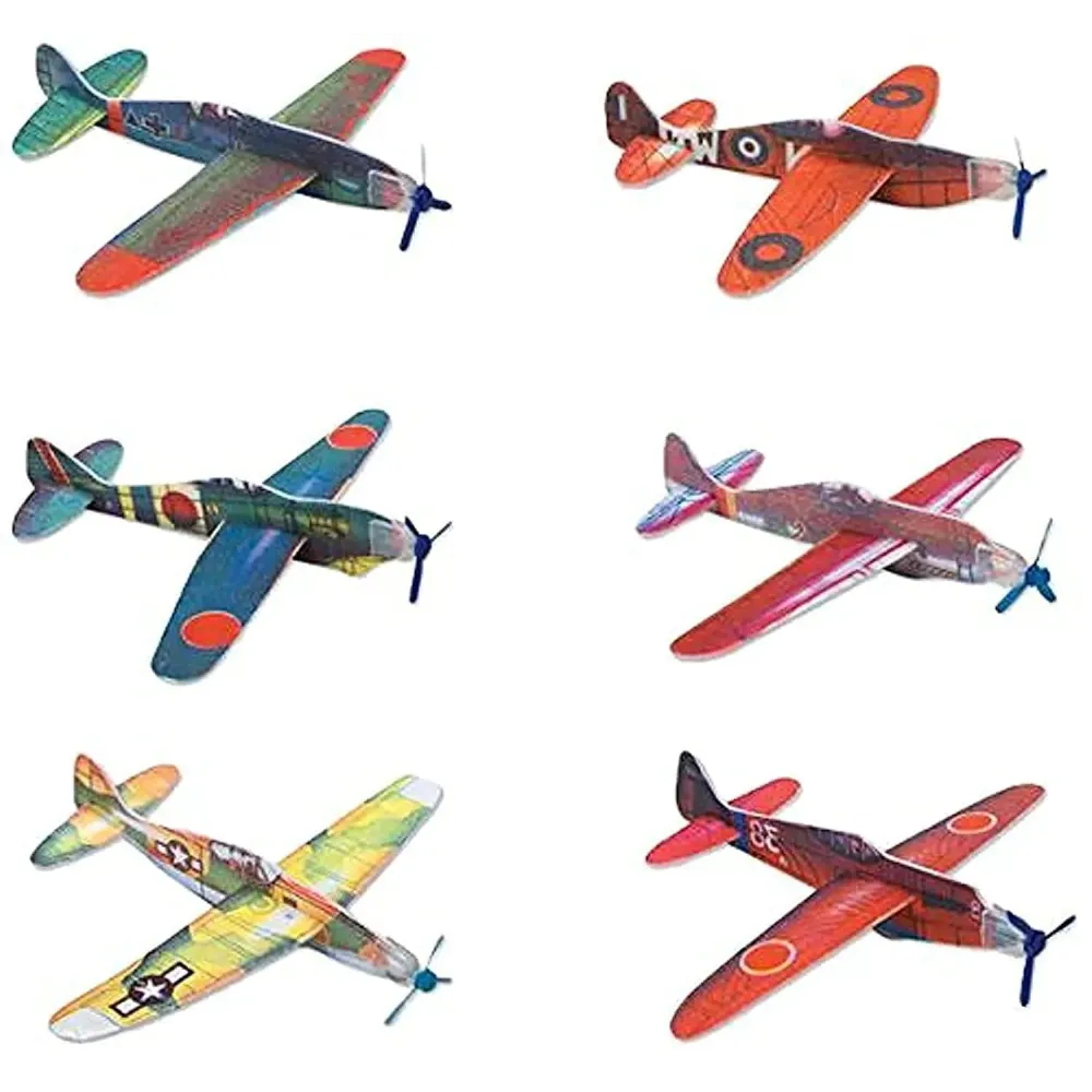 Rhode Island Novelty 8 Inch Flying Glider Plane, Set of 12 Multicolor Rhode Island Novelty 8 Inch Flying Glider Plane, Set of 12 Multicolor