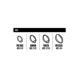 Wilson NFL MVP Football - PeeWee Size, Brown Wilson NFL MVP Football - PeeWee Size, Brown