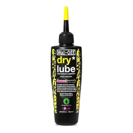 Muc-Off Dry Chain Lube, 4 fl oz - Bike Lube, Bike Chain Oil, Chain Wax for Dry Weather Conditions - Biodegradable Bike Lubricant and Bicycle Chain Oil Muc-Off Dry Chain Lube, 4 fl oz - Bike Lube, Bike Chain Oil, Chain Wax for Dry Weather Conditions - Biodegradable Bike Lubricant and Bicycle Chain Oil