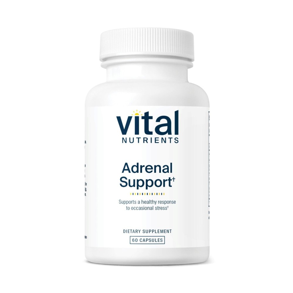 Vital Nutrients Adrenal Support | Adrenal Support Supplements for Gland Function and Cortisol Management | Supports Energy and Stress Levels | Gluten, Dairy, Soy Free | 60 Capsules Vital Nutrients Adrenal Support | Adrenal Support Supplements for Gland Function and Cortisol Management | Supports Energy and Stress Levels | Gluten, Dairy, Soy Free | 60 Capsules
