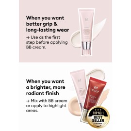 MISSHA M BB Boomer Primer for Face I Creamy-Soft, Illuminating Makeup Primer for Dewy Finish, Hydrating Radiant Cream, Moisturizing Makeup Base, Glass Skin, 1.35 Fl oz/40ml MISSHA M BB Boomer Primer for Face I Creamy-Soft, Illuminating Makeup Primer for Dewy Finish, Hydrating Radiant Cream, Moisturizing Makeup Base, Glass Skin, 1.35 Fl oz/40ml