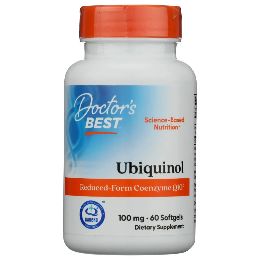 Doctors Best Ubiquinol, Reduced-Form Coenzyme Q10, Non-GMO, Gluten Free, Soy Free 60 Softgels Doctors Best Ubiquinol, Reduced-Form Coenzyme Q10, Non-GMO, Gluten Free, Soy Free 60 Softgels