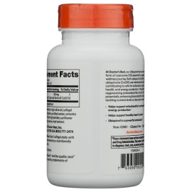 Doctors Best Ubiquinol, Reduced-Form Coenzyme Q10, Non-GMO, Gluten Free, Soy Free 60 Softgels Doctors Best Ubiquinol, Reduced-Form Coenzyme Q10, Non-GMO, Gluten Free, Soy Free 60 Softgels