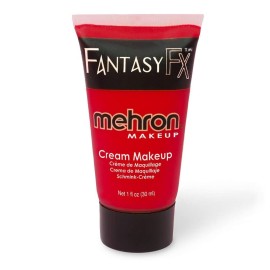 Mehron Makeup Fantasy FX Cream Makeup | Water Based | Halloween | Red Face & Body Paint For Adults 1 fl oz (30ml) (RED) Mehron Makeup Fantasy FX Cream Makeup | Water Based | Halloween | Red Face & Body Paint For Adults 1 fl oz (30ml) (RED)