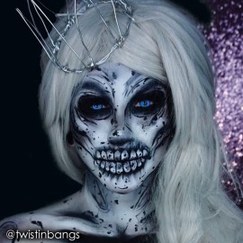 Mehron Makeup Fantasy FX Cream Makeup | Water Based | Halloween | Moonlight White Face & Body Paint For Adults 1 fl oz (30ml) (Moonlight White)