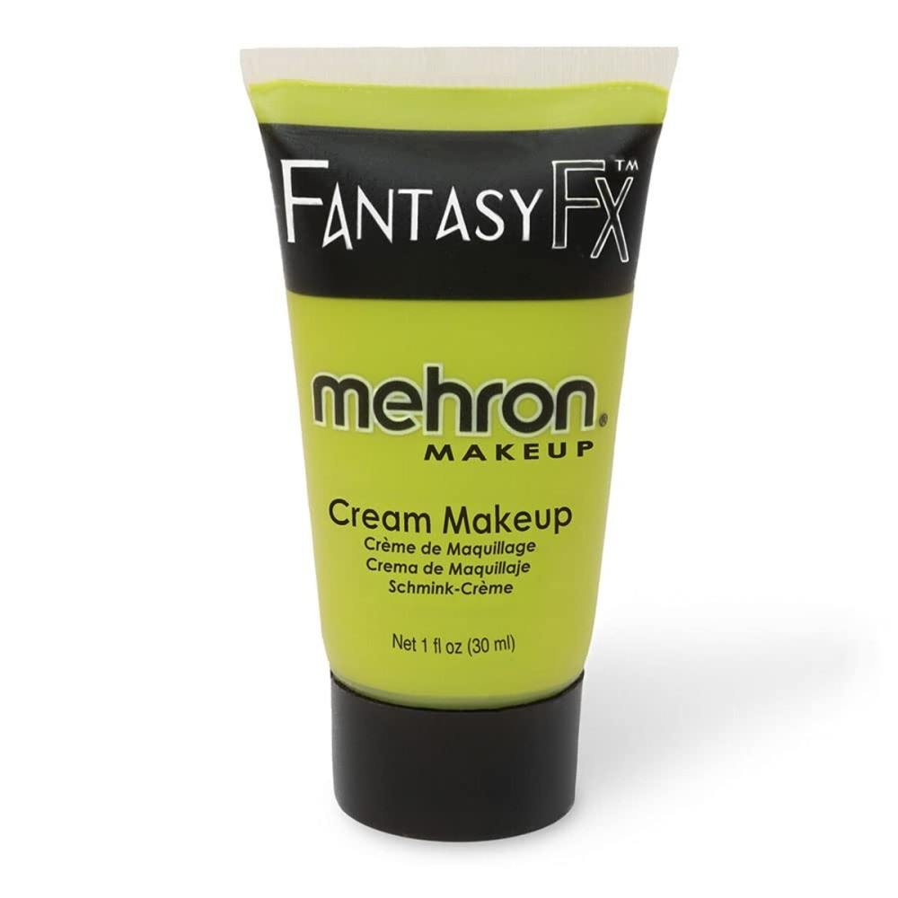 Mehron Makeup Fantasy FX Cream Makeup | Water Based | Halloween | Ogre Green Face & Body Paint For Adults 1 fl oz (30ml) (OGRE GREEN) Mehron Makeup Fantasy FX Cream Makeup | Water Based | Halloween | Ogre Green Face & Body Paint For Adults 1 fl oz (30ml) (OGRE GREEN)