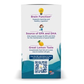 Nordic Naturals Complete Omega Jr., Lemon - 90 Mini Soft Gels - 283 mg Total Omega-3s & 35 mg GLA - Healthy Cognition, Nervous System Function - Non-GMO - 45 Servings Nordic Naturals Complete Omega Jr., Lemon - 90 Mini Soft Gels - 283 mg Total Omega-3s & 35 mg GLA - Healthy Cognition, Nervous System Function - Non-GMO - 45 Servings