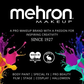 Mehron Makeup Liquid Latex | SFX Makeup | Halloween | Latex Glue for Skin | Prosthetic Glue 1 fl oz (30 ml) (Clear Flesh) Mehron Makeup Liquid Latex | SFX Makeup | Halloween | Latex Glue for Skin | Prosthetic Glue 1 fl oz (30 ml) (Clear Flesh)
