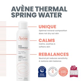 Avne Thermal Spring Water, Soothing Calming Facial Mist Spray for Sensitive Skin, 10.1 Oz Avne Thermal Spring Water, Soothing Calming Facial Mist Spray for Sensitive Skin, 10.1 Oz
