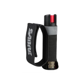 SABRE Runner Pepper Gel, Maximum Police Strength OC Spray, Reflective Hand Strap for Easy Carry & Quick Access, 0.67 fl oz, Secure & Easy to Use Safety, Optional Clip-On Alarm & LED Armband Combos