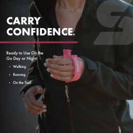 SABRE Runner Pepper Gel, Maximum Police Strength OC Spray, Reflective Hand Strap for Easy Carry & Quick Access, 0.67 fl oz, Secure & Easy to Use Safety, Optional Clip-On Alarm & LED Armband Combos SABRE Runner Pepper Gel, Maximum Police Strength OC Spray, Reflective Hand Strap for Easy Carry & Quick Access, 0.67 fl oz, Secure & Easy to Use Safety, Optional Clip-On Alarm & LED Armband Combos