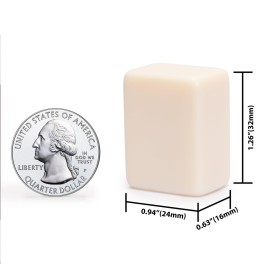 Yellow Mountain Imports Small Size Chinese Mahjong Set, Classic Ivory with 146 Ivory Colored Tiles, Vinyl Case, Wind Indicator and Dice - for Chinese Style Gameplay Only []