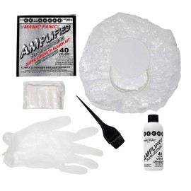 MANIC PANIC Flash Lightning Super Strength Bleach Kit - 40 Volume Developer + Bleach Powder - Hair Lightener for Dark Hair + Lifting up to 7 Levels - Vegan & Cruelty Free MANIC PANIC Flash Lightning Super Strength Bleach Kit - 40 Volume Developer + Bleach Powder - Hair Lightener for Dark Hair + Lifting up to 7 Levels - Vegan & Cruelty Free