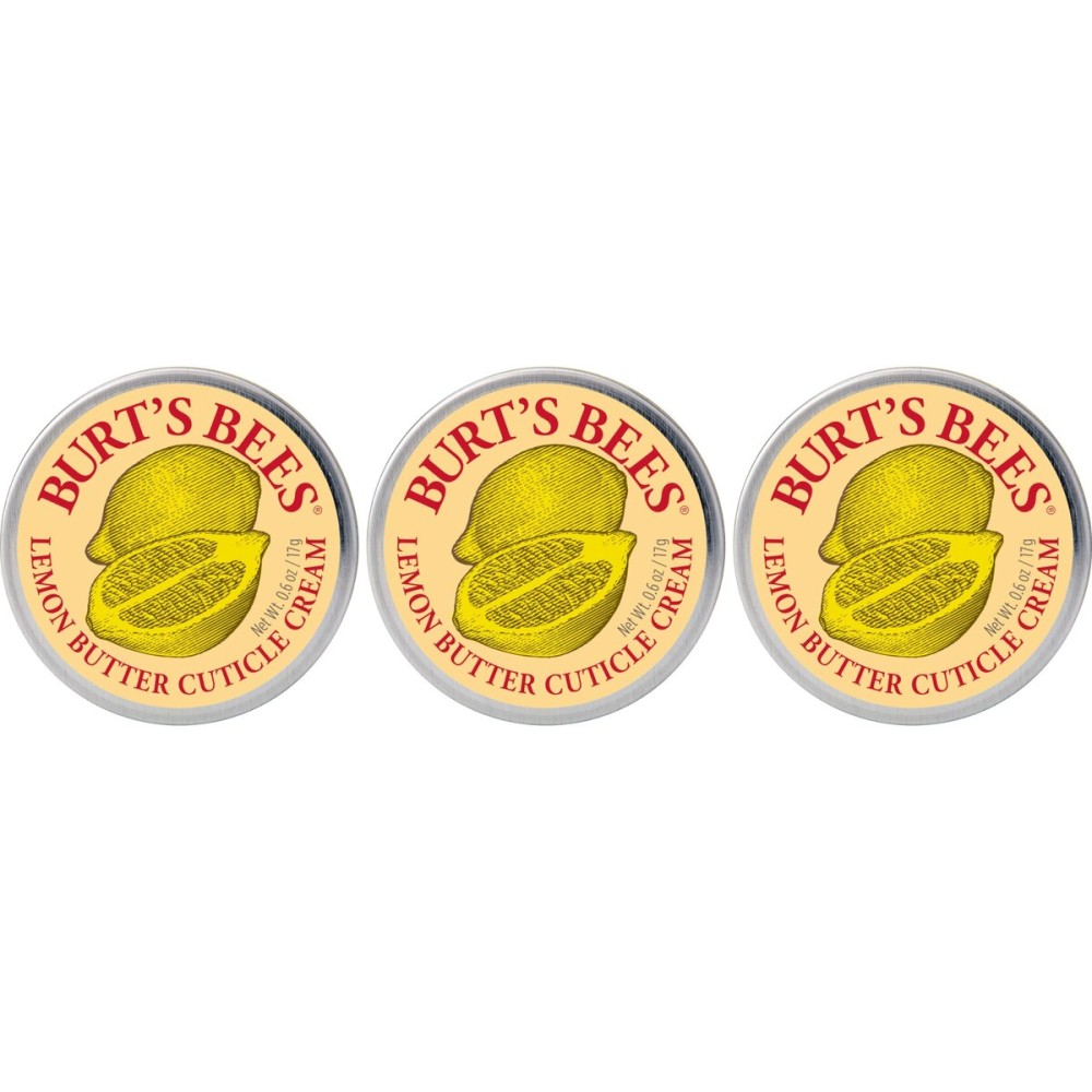 Burt\'s Bees Christmas Gifts, Hand Skin Care Stocking Stuffers, Moisturizing Cuticle Cream for Dry Skin, 100% Natural Origin, with Lemon Butter, 0.6 oz. (3-Pack) Burt\'s Bees Christmas Gifts, Hand Skin Care Stocking Stuffers, Moisturizing Cuticle Cream for Dry Skin, 100% Natural Origin, with Lemon Butter, 0.6 oz. (3-Pack)