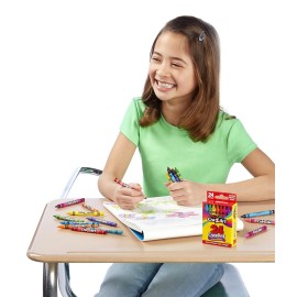 Cra-Z-Art 24ct Crayons Pack, Perfect Back to School Essential, Art Supplies for Coloring Fun, Ages 3 and Up Cra-Z-Art 24ct Crayons Pack, Perfect Back to School Essential, Art Supplies for Coloring Fun, Ages 3 and Up