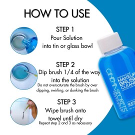 Cinema Secrets Professional Makeup Brush Cleaner, Vanilla (4 Fl Oz (Pack of 1)) Cinema Secrets Professional Makeup Brush Cleaner, Vanilla (4 Fl Oz (Pack of 1))