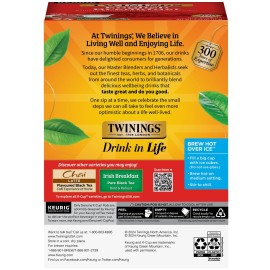 Twinings English Breakfast Black Tea K-Cup Pods for Keurig, 24 Count (Pack of 1), Smooth, Flavourful, Robust, Caffeinated, Enjoy Hot or Iced Twinings English Breakfast Black Tea K-Cup Pods for Keurig, 24 Count (Pack of 1), Smooth, Flavourful, Robust, Caffeinated, Enjoy Hot or Iced