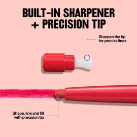 Revlon Colorstay Lip Liner Makeup with Built-in-Sharpener, Longwear Rich Colors, Smooth Application, 685 Natural, 0.01 oz Revlon Colorstay Lip Liner Makeup with Built-in-Sharpener, Longwear Rich Colors, Smooth Application, 685 Natural, 0.01 oz