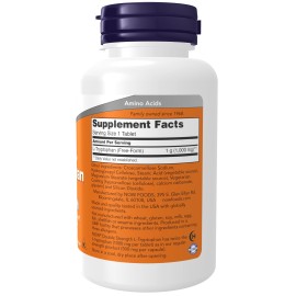 NOW Foods Supplements, L-Tryptophan 1,000 mg, Double Strength, Encourages Positive Mood*, Supports Relaxation*, 60 Tablets NOW Foods Supplements, L-Tryptophan 1,000 mg, Double Strength, Encourages Positive Mood*, Supports Relaxation*, 60 Tablets