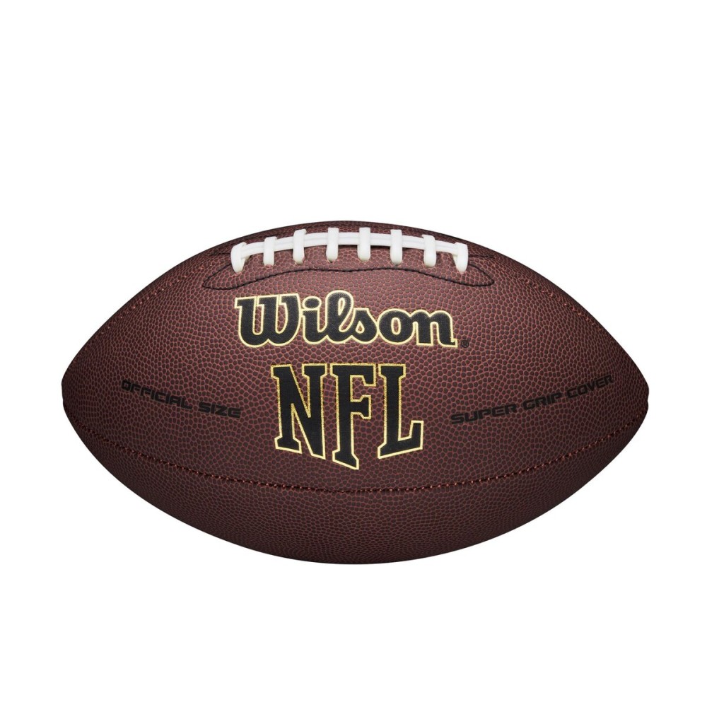 Wilson NFL Super Grip Composite Football - Junior Size, Brown Wilson NFL Super Grip Composite Football - Junior Size, Brown