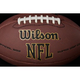 Wilson NFL Super Grip Composite Football - Junior Size, Brown Wilson NFL Super Grip Composite Football - Junior Size, Brown