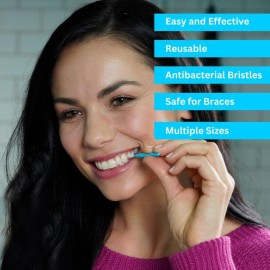 Piksters Interdental Brushes (40 Pack, Size 5 (Blue)) Piksters Interdental Brushes (40 Pack, Size 5 (Blue))
