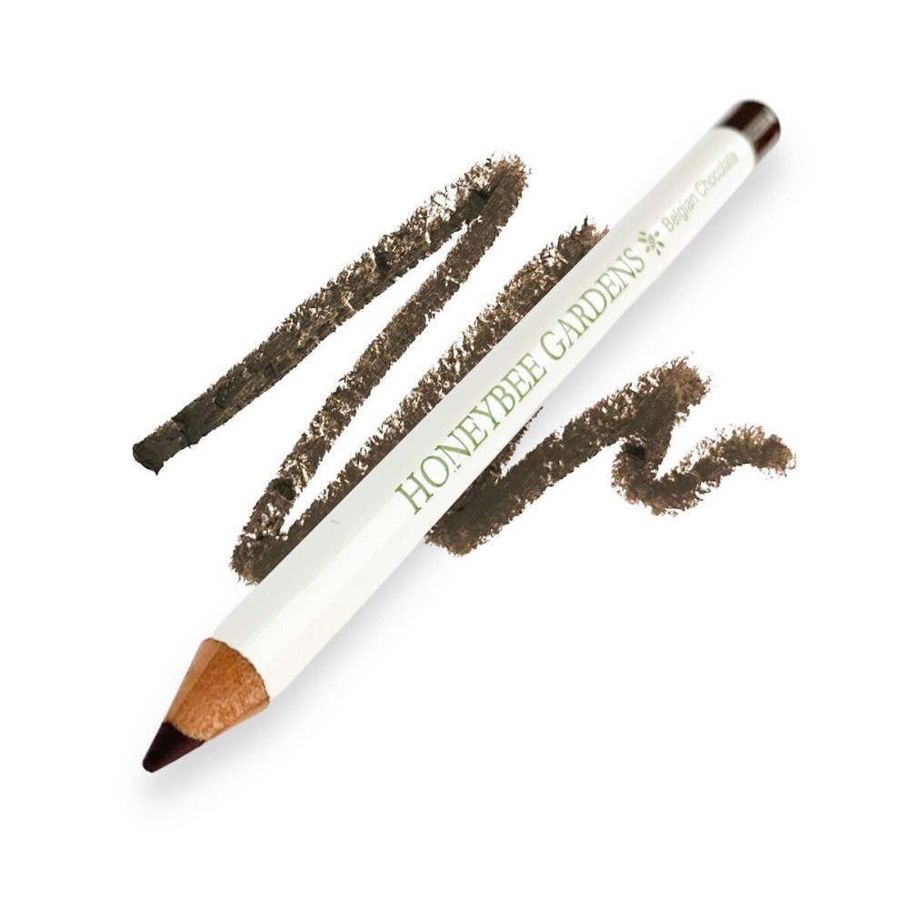 Honeybee Gardens Effortless Eyeliner Pencil in Belgian Chocolate, Rich Pigmentation, Smooth, Long-Wearing, Vegan, Gluten-Free Honeybee Gardens Effortless Eyeliner Pencil in Belgian Chocolate, Rich Pigmentation, Smooth, Long-Wearing, Vegan, Gluten-Free