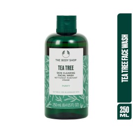 The Body Shop Tea Tree Skin Clearing Facial Wash - Purifying Vegan Face Wash For Oily, Blemished Skin - 8.4 oz The Body Shop Tea Tree Skin Clearing Facial Wash - Purifying Vegan Face Wash For Oily, Blemished Skin - 8.4 oz