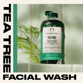 The Body Shop Tea Tree Skin Clearing Facial Wash - Purifying Vegan Face Wash For Oily, Blemished Skin - 8.4 oz The Body Shop Tea Tree Skin Clearing Facial Wash - Purifying Vegan Face Wash For Oily, Blemished Skin - 8.4 oz