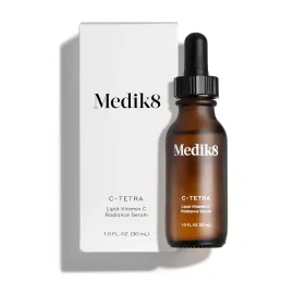 Medik8 C-Tetra - Brightening, Balancing, Plumping Daily Vitamin C Face Serum - Firms and Smooths Fine Lines and Wrinkles - With Squalane - 1.0 oz