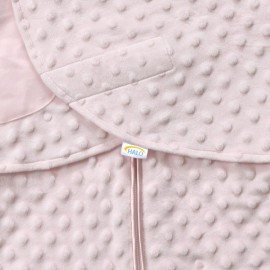 HALO Sleepsack Swaddle Plush Dot Velboa, 3-Way Adjustable Swaddle Blanket, TOG 3.0 for Cool Climates, Pink, Newborn, 0-3 Months HALO Sleepsack Swaddle Plush Dot Velboa, 3-Way Adjustable Swaddle Blanket, TOG 3.0 for Cool Climates, Pink, Newborn, 0-3 Months