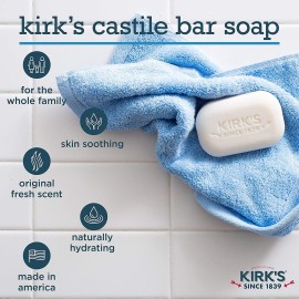 Kirk\'s Castile: Coco Castile Bar Soap, Original 4 oz (2 pack) Kirk\'s Castile: Coco Castile Bar Soap, Original 4 oz (2 pack)