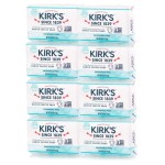 Kirk\'s Original Coco Castile Bar Soap Fragrance Free 4 Ounces (8 Pack)