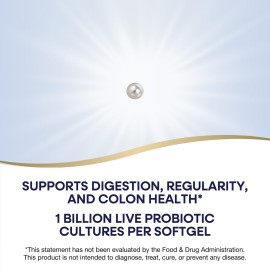 Nature\'s Way Complete Probiotic Pearls, Supports Digestive Balance*, 1 Billion Live Cultures, Supplement for Men and Women, No Refrigeration Required, 90 softgels (Packaging May Vary) Nature\'s Way Complete Probiotic Pearls, Supports Digestive Balance*, 1 Billion Live Cultures, Supplement for Men and Women, No Refrigeration Required, 90 softgels (Packaging May Vary)