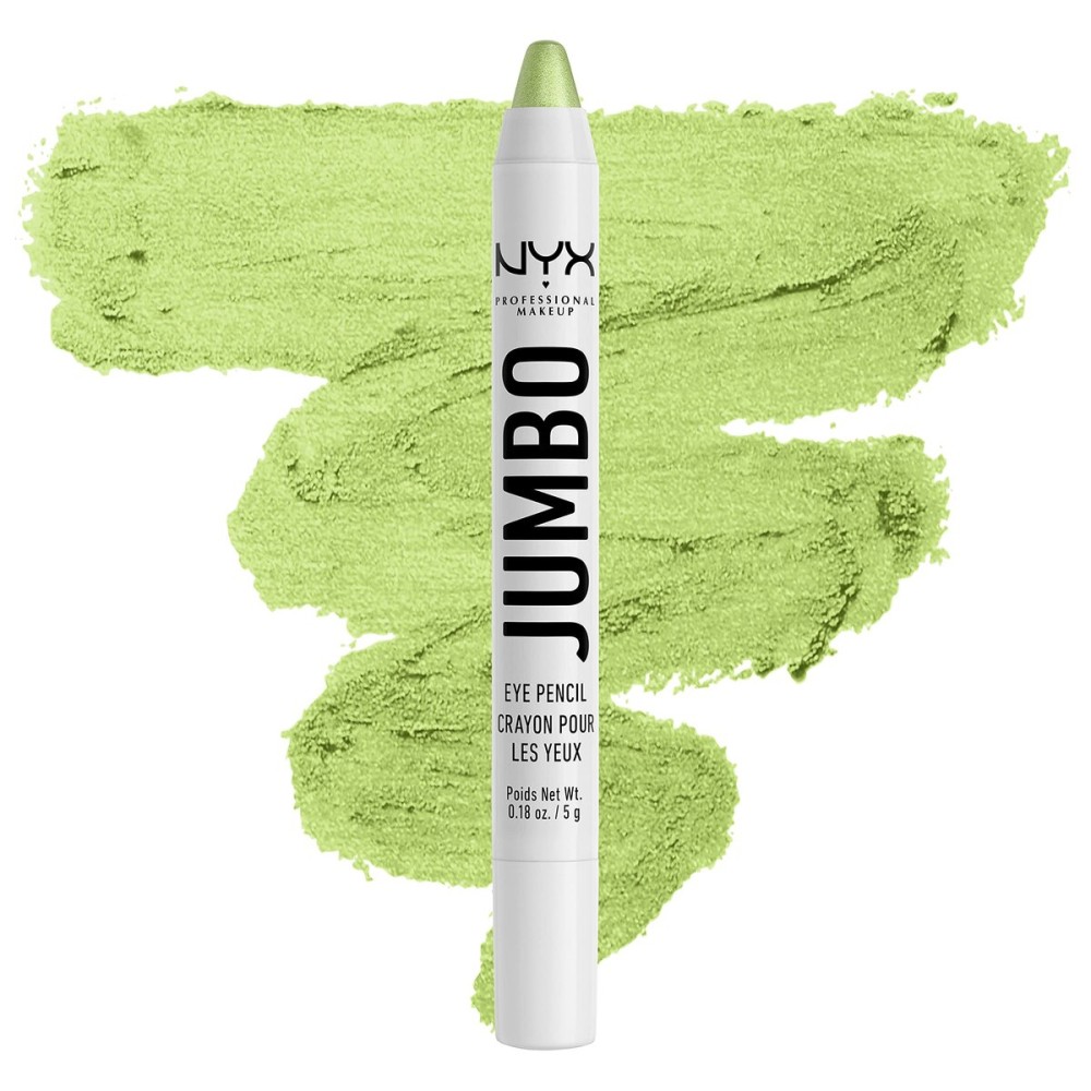 NYX PROFESSIONAL MAKEUP Jumbo Eye Pencil, Blendable Eyeshadow Stick & Eyeliner Pencil - Matcha (Green) NYX PROFESSIONAL MAKEUP Jumbo Eye Pencil, Blendable Eyeshadow Stick & Eyeliner Pencil - Matcha (Green)