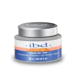 IBD Hard Gel, LED/UV Builder Gel - Clear, Strong Acrylic Finish, Perfect for Nail Extensions, Sculpting & Overlays, Professional Quality, 2 oz, 1-pack