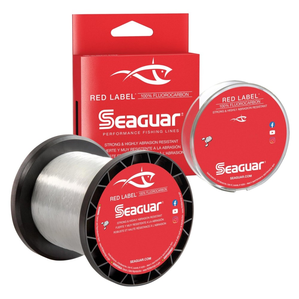 Seaguar Red Label 100% Fluorocarbon Fishing Line 15lbs, 200yds Break Strength/Length, Clear - 15RM200 Seaguar Red Label 100% Fluorocarbon Fishing Line 15lbs, 200yds Break Strength/Length, Clear - 15RM200