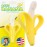The Original Baby Banana Toothbrush Teether Toy, for Babies Infants Toddlers; USA Family-Owned Business; Teething Relief for Sore Gums, Massaging Soothing; Safest Food Grade Silicone