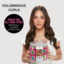 Conair Heatless Curlers- heatless curls overnight - Hair Rollers for Lift & Volume - Assorted Sizes and Colors - Velcro Rollers - 31 Count w/storage case Conair Heatless Curlers- heatless curls overnight - Hair Rollers for Lift & Volume - Assorted Sizes and Colors - Velcro Rollers - 31 Count w/storage case
