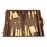 15 in. Wood Backgammon Set - Burlwood Board