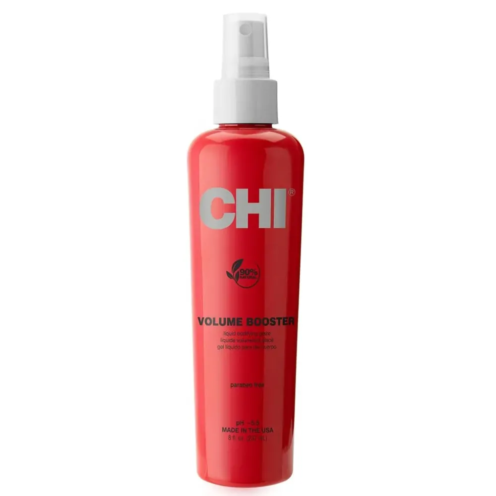 CHI Volume Booster Liquid Bodifying Glaze, Flexible Hold For Volume, Body, & Thicker-Looking Hair, Sulfate & Paraben-Free, 8 Oz CHI Volume Booster Liquid Bodifying Glaze, Flexible Hold For Volume, Body, & Thicker-Looking Hair, Sulfate & Paraben-Free, 8 Oz