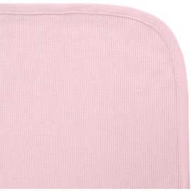 American Baby Company 100% Cotton Thermal Waffle Swaddle Blanket, Soft, Breathable & Stretchy, Pink, 30 x 40 for Boys and Girls, Perfect for Swaddling, Travel and Gifting